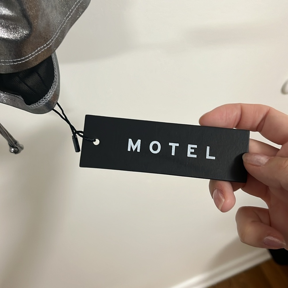 Motel Rocks chrome halter top - Picture 2 of 4